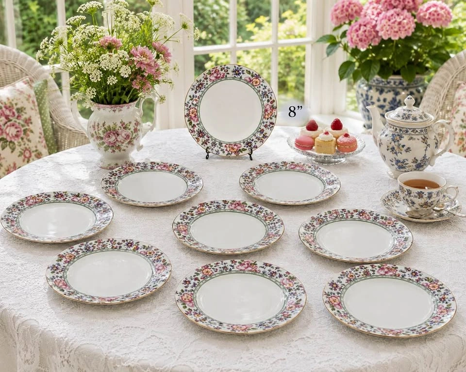 Royal Albert 10 Luncheon / Dessert “Hartington” Pattern