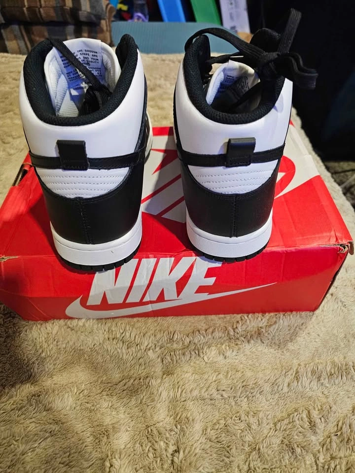 Nike Dunk High Panda Black/White - photo 4