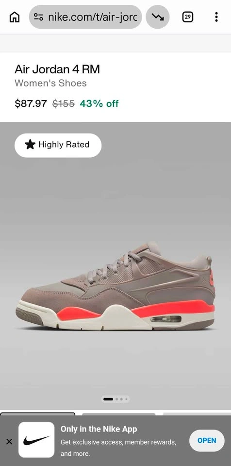 New Air Jordan 4 RM - photo 5