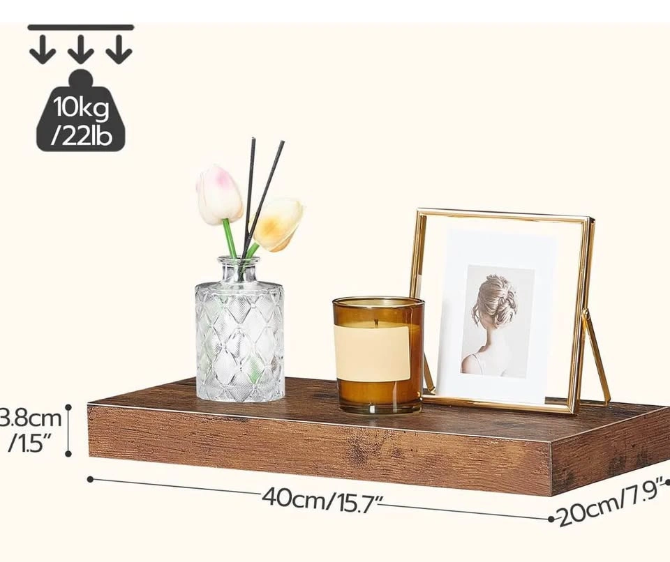Floating Shelves (4)- Rustic Brown - photo 3