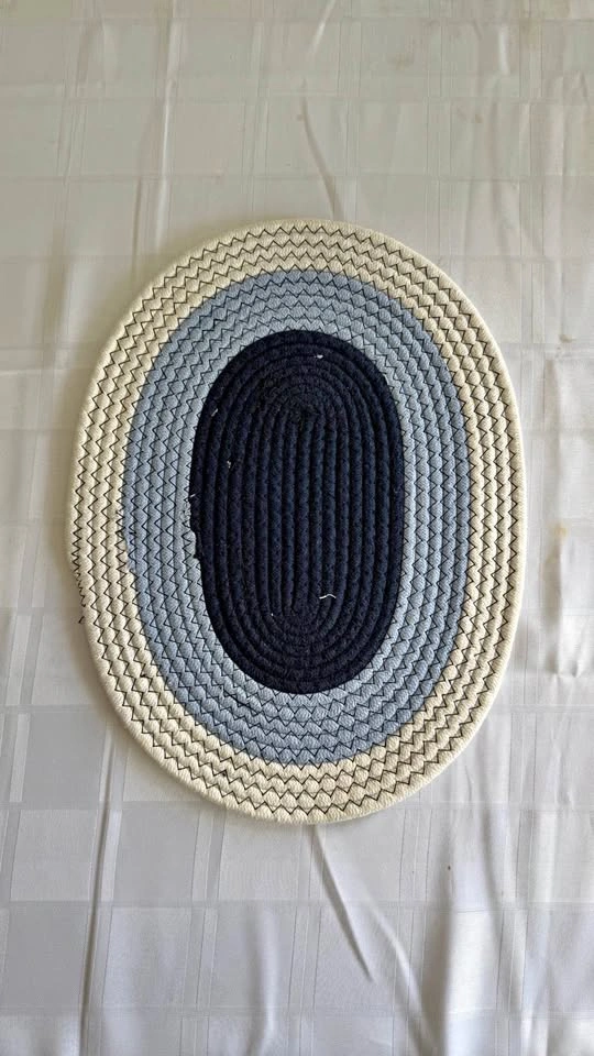 Oval Braided Three-Tone Placemat