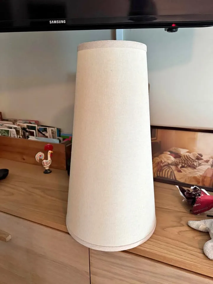 Vintage Large Tall Empire Lampshade thumbnail