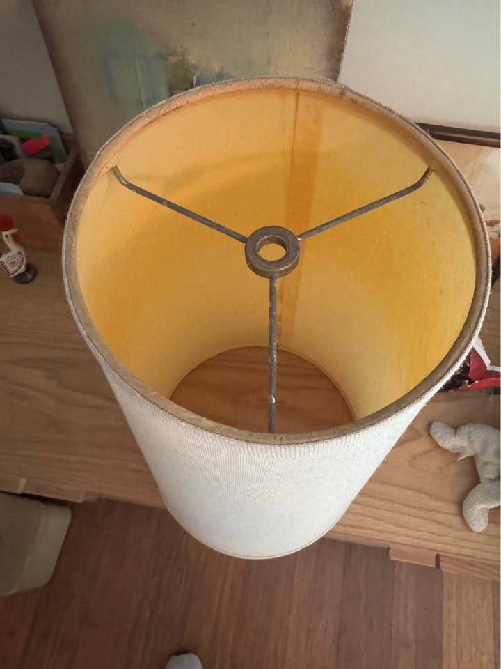 Vintage Large Tall Empire Lampshade - photo 2