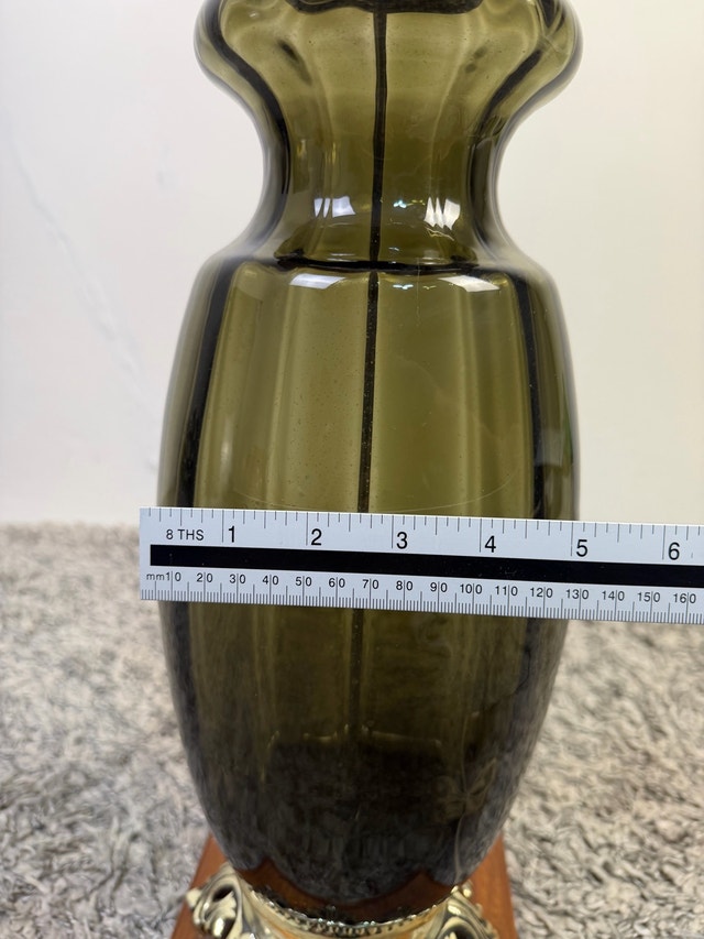 [Vintage] Smoky Glass Base Lampshade - photo 5