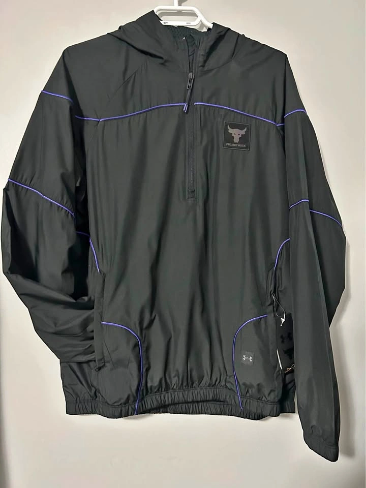 Under Armour Project Rock Quarter Premium Zip Windbreaker