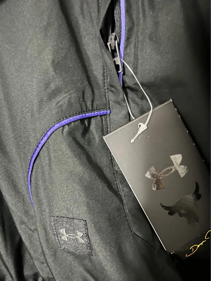 Under Armour Project Rock Quarter Premium Zip Windbreaker - photo 2