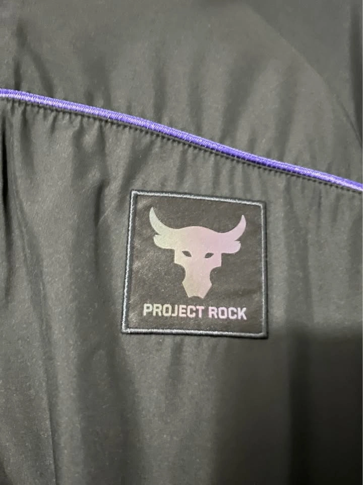 Under Armour Project Rock Quarter Premium Zip Windbreaker - photo 3