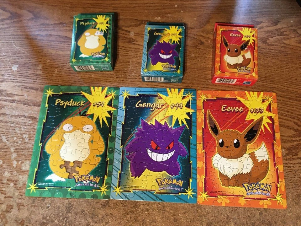 POKEMON LOT MINI PUZZLES GENGAR EEVEE ELECTRIC TALE OF PIKACHU - photo 2