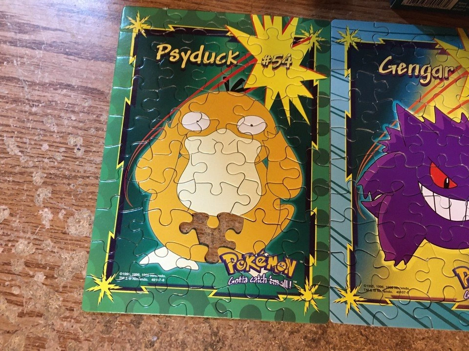 POKEMON LOT MINI PUZZLES GENGAR EEVEE ELECTRIC TALE OF PIKACHU - photo 5