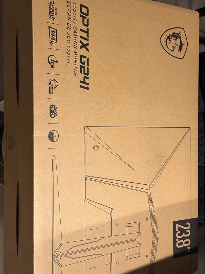 MSI 144hz Gaming Monitor, Optix G241, 24” - photo 4