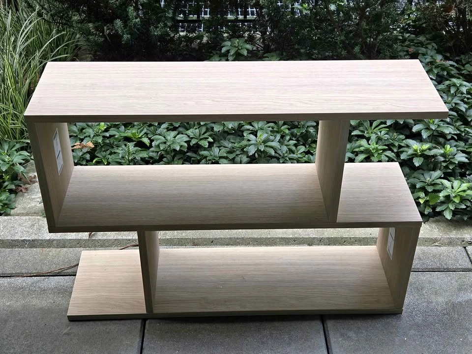 2 in 1 bookshelf and end console table