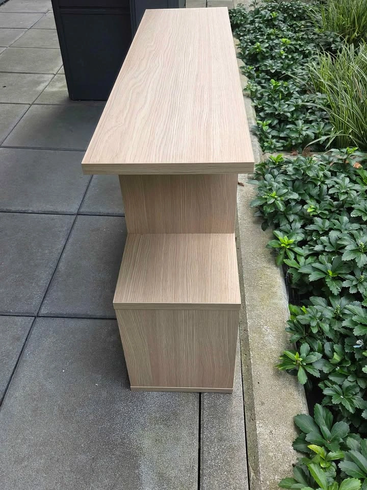2 in 1 bookshelf and end console table - photo 3