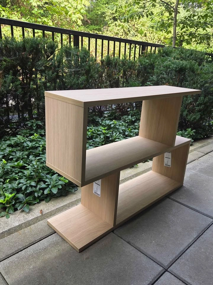 2 in 1 bookshelf and end console table - photo 4