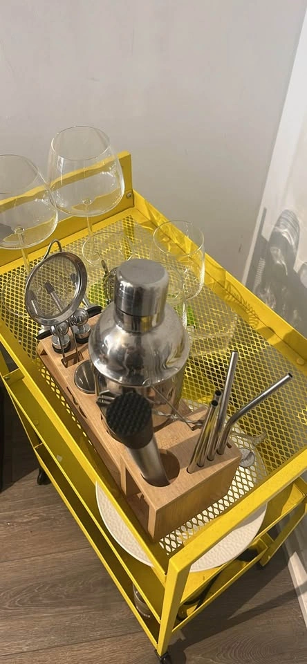Yellow 3-Tier Utility Cart - photo 2