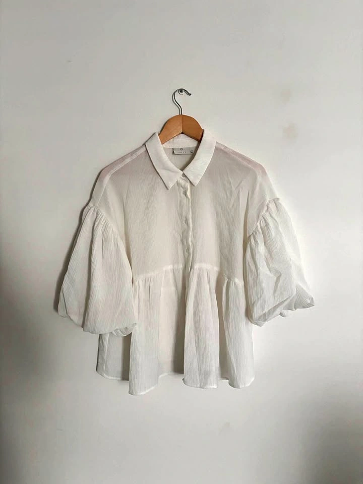 Kaffe White Blouse