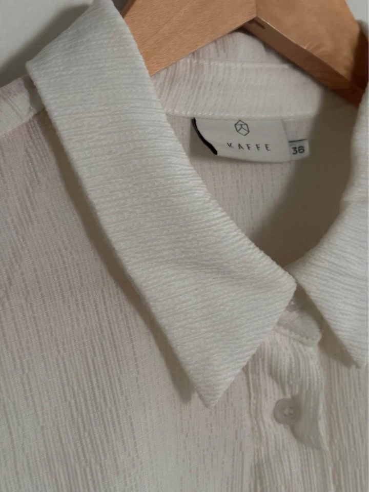 Kaffe White Blouse - photo 2