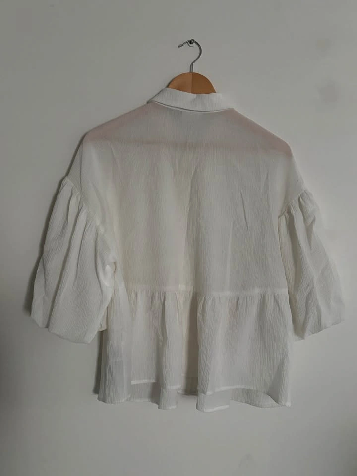Kaffe White Blouse - photo 3
