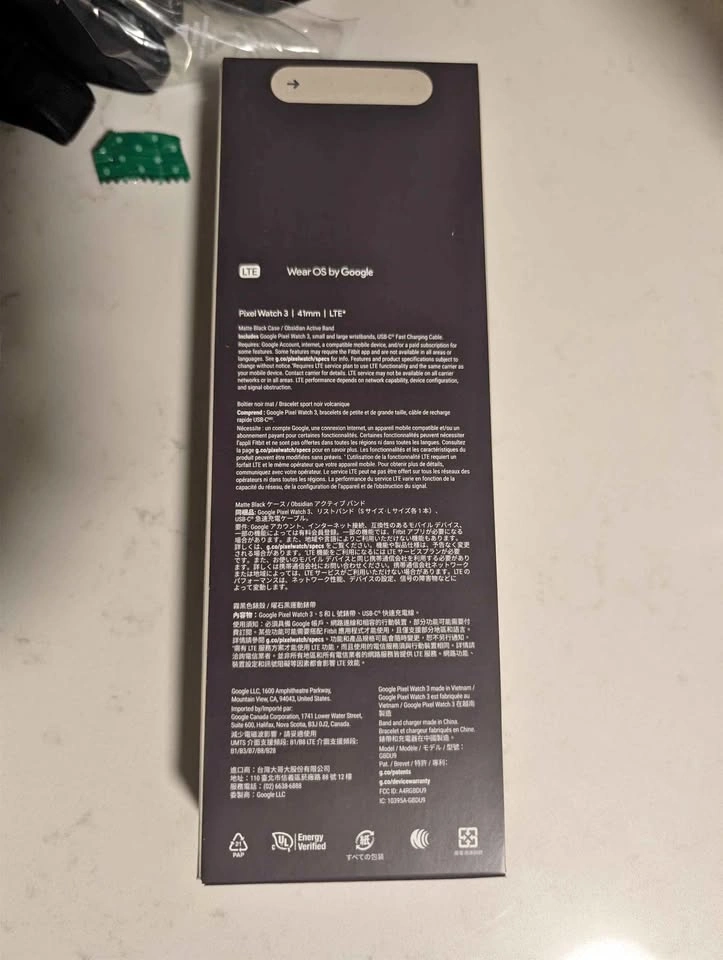 Google Pixel Watch 3 41mm LTE