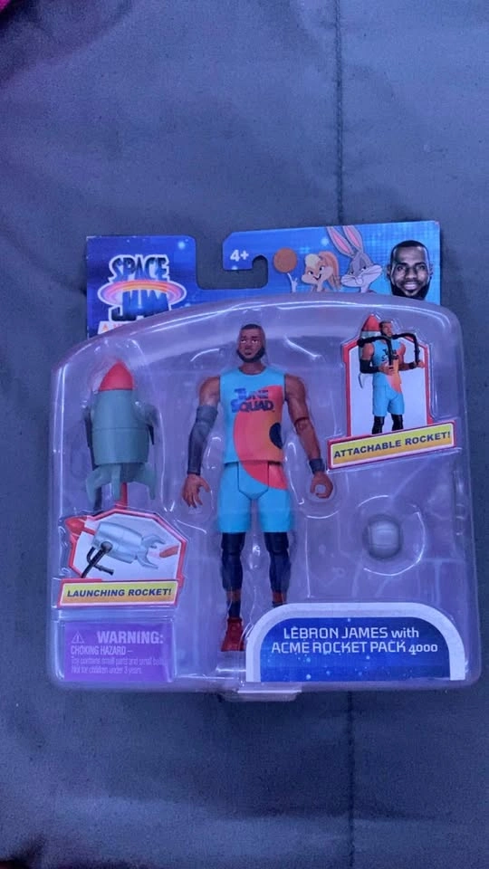 Space Jam LeBron James ACME Rocket Pack 4000 Action Figure