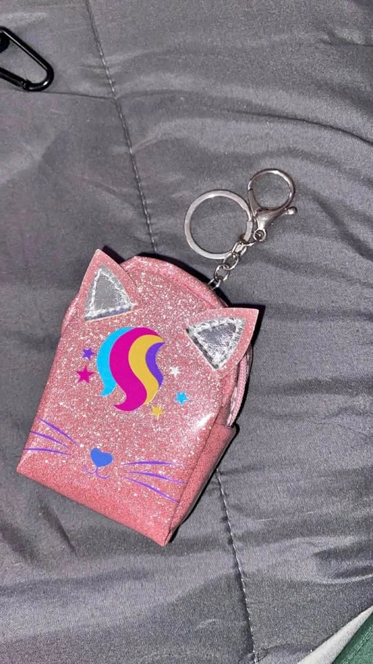 pink unicorn pouch