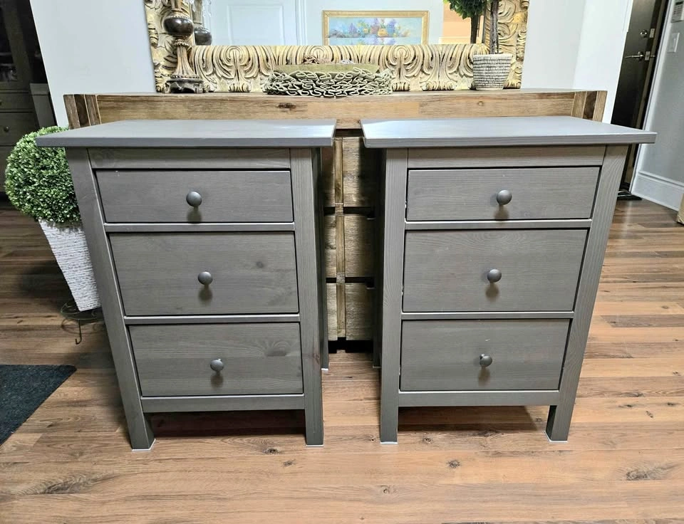 Pair of IKEA HEMNES 3-Drawer Chests