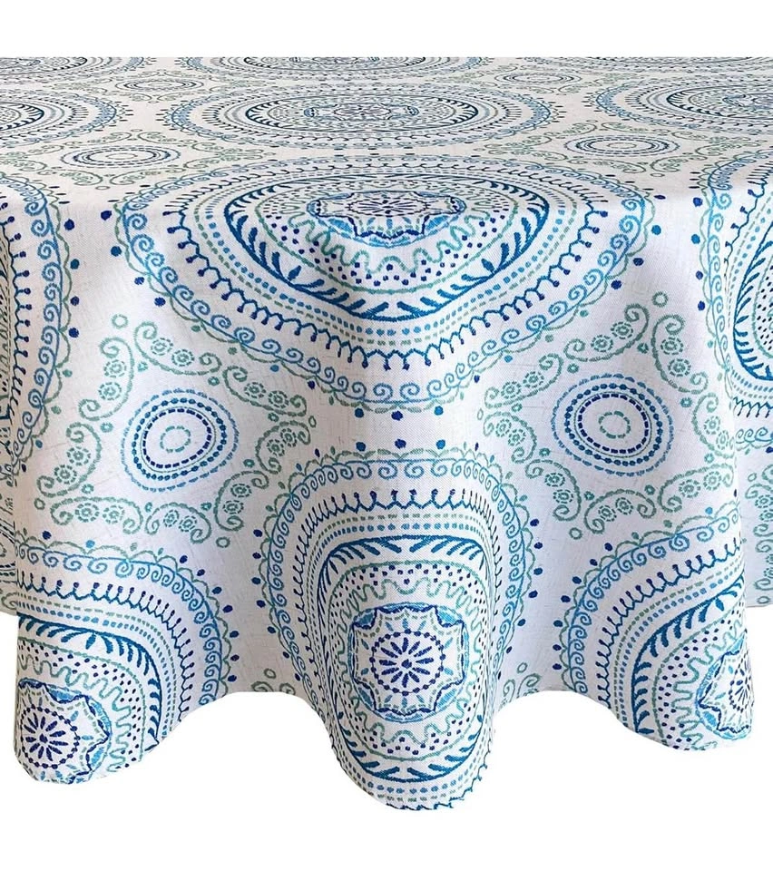 Newbridge Oval Indoor/Outdoor Tablecloth - photo 4