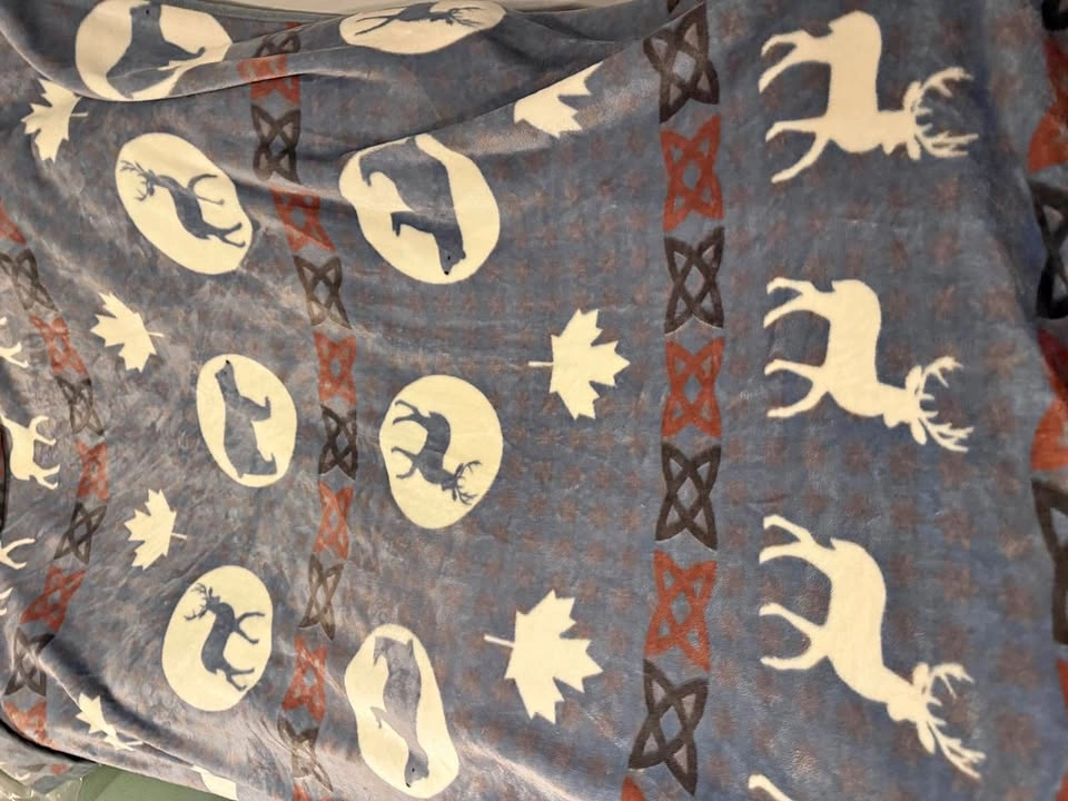 Canadian Wildlife Fleece Blanket