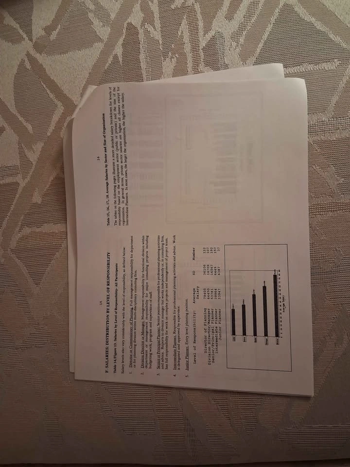 Vintage 1991 Ontario Professional Planners Institute Salary Surv - photo 2