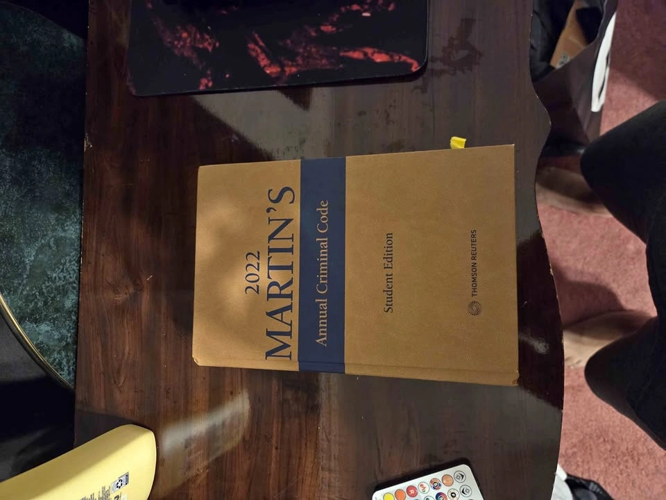 2022 edition Martin's criminal code