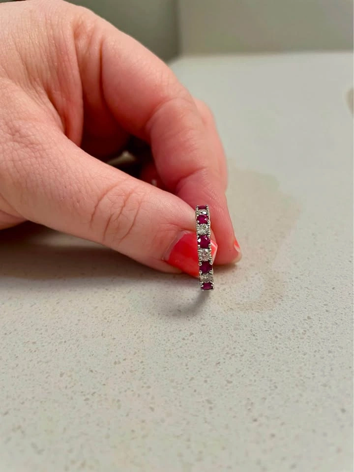 Ruby and Diamond Ring Set - photo 3