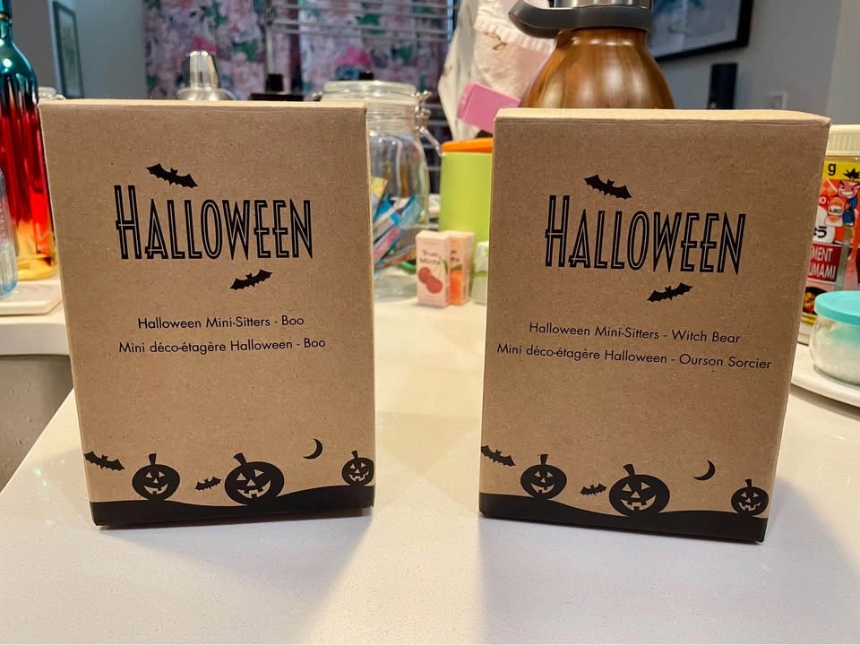 Halloween Mini-Sitters Witch and Pumpkin Bears - photo 5