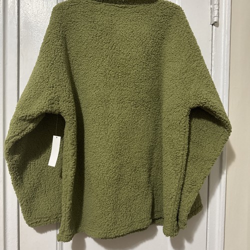Disney Winnie the Pooh Women’s Small Green Sherpa 1/4 Zip - photo 4