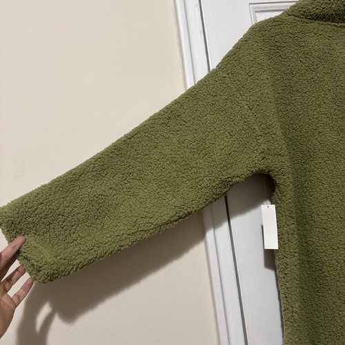 Disney Winnie the Pooh Women’s Small Green Sherpa 1/4 Zip - photo 5