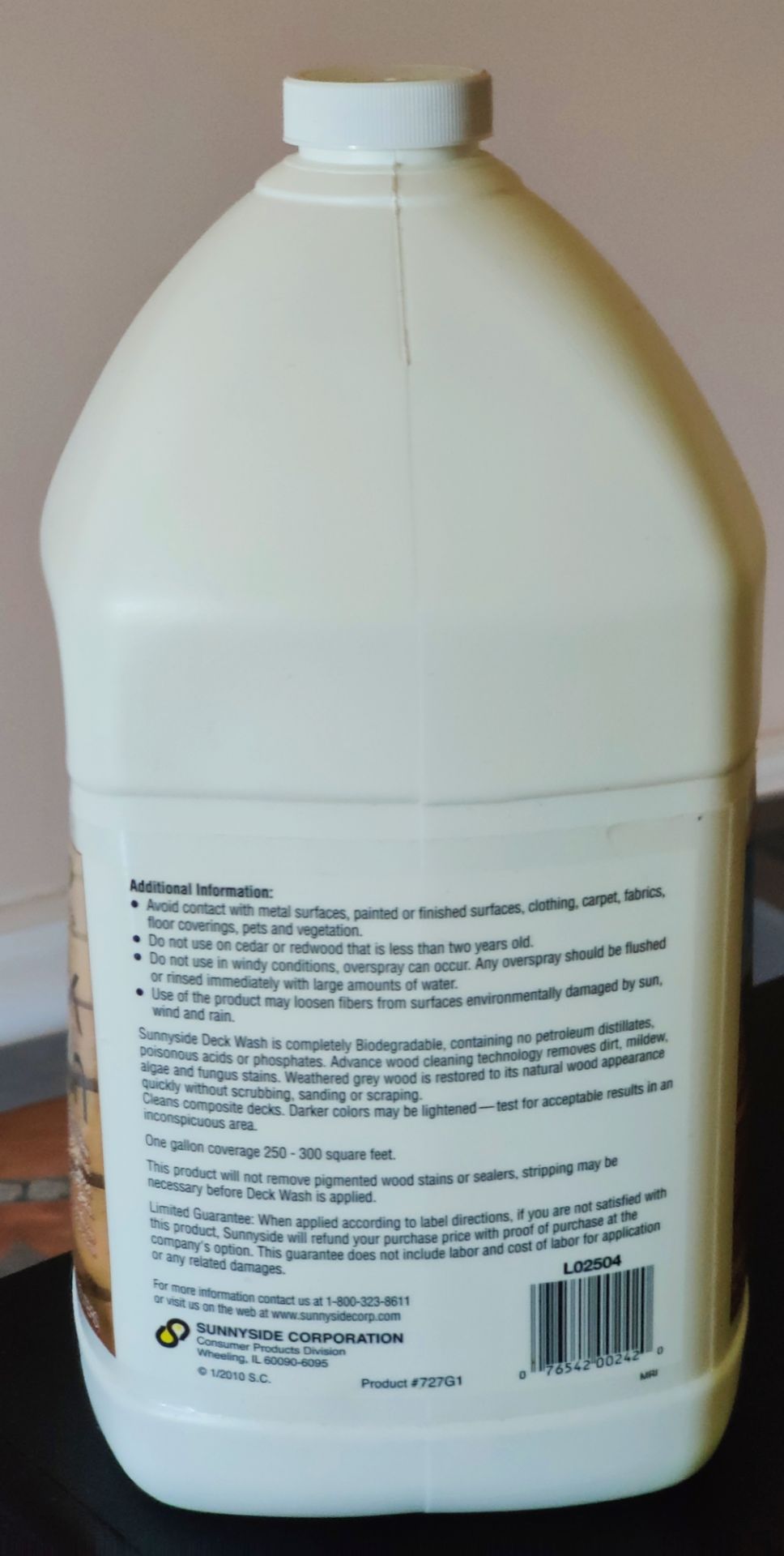 NEW Sunnyside Deck Wash 1 Gallon - photo 3