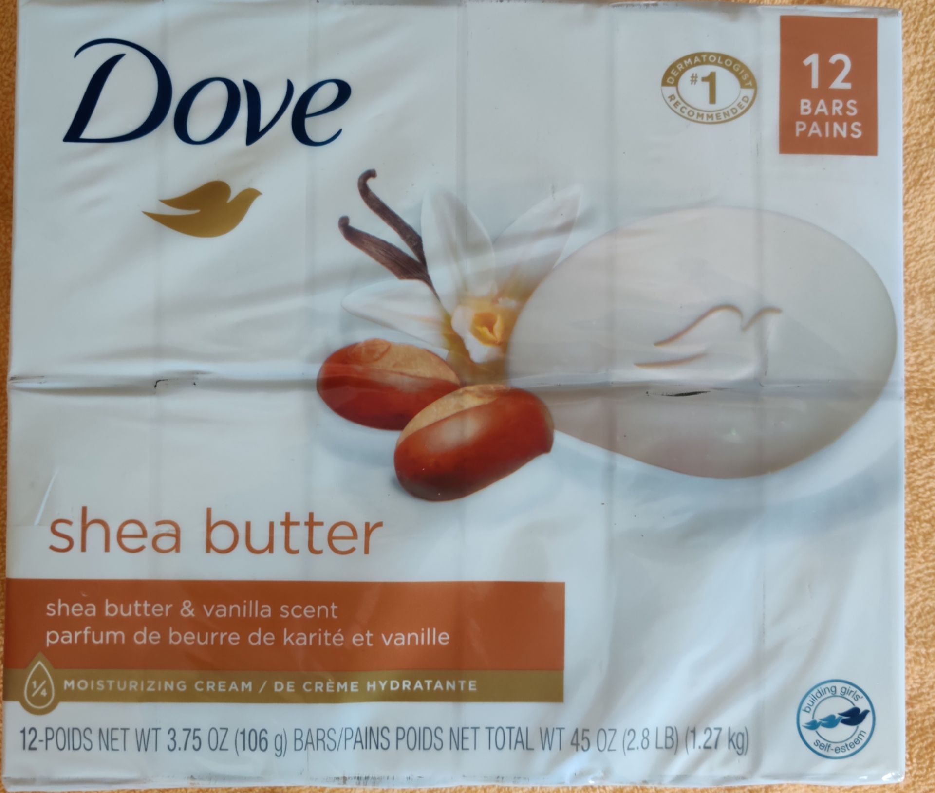 NEW Dove Shea Butter Beauty Bar 12-Pack