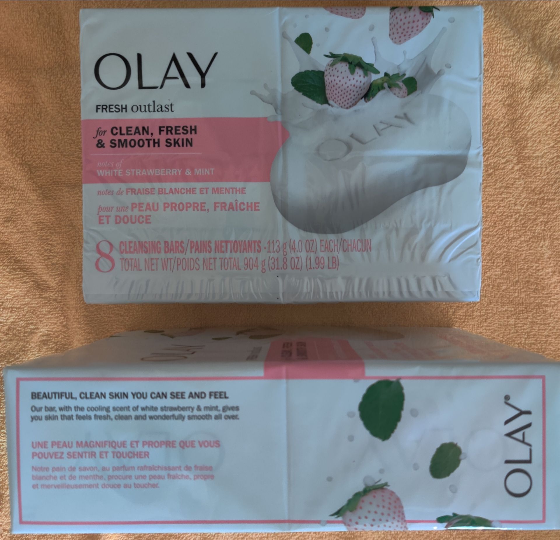 NEW Olay Fresh Outlast Bar Soap 8-Pack