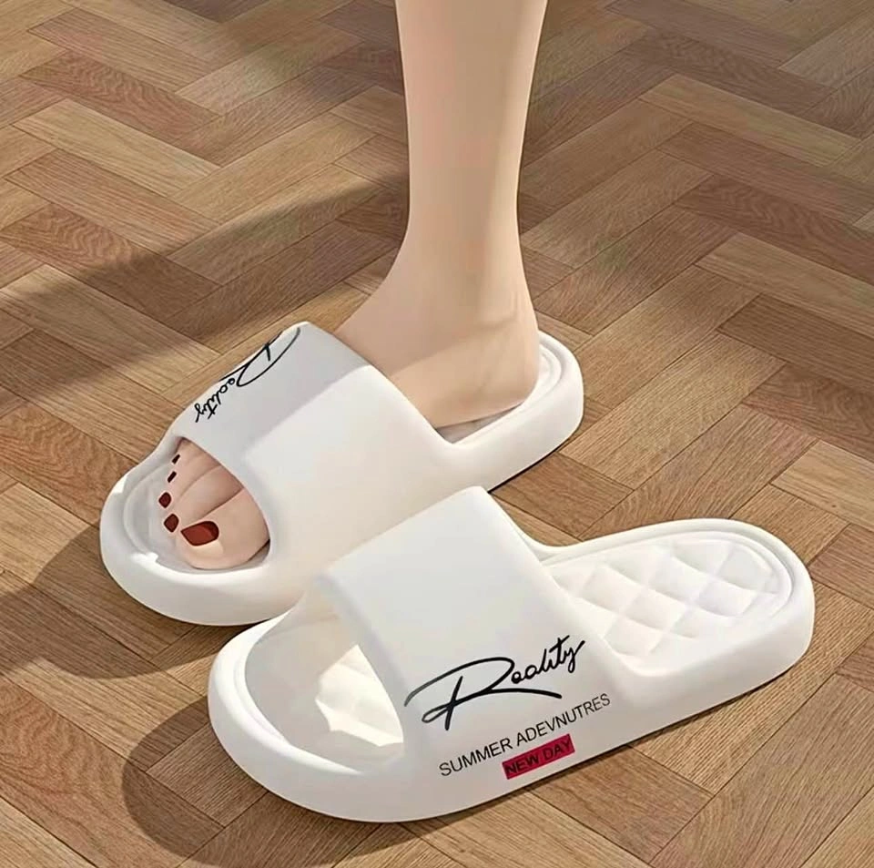 Reality White Slide Sandals — EU 36–37 / US 6–7 — New