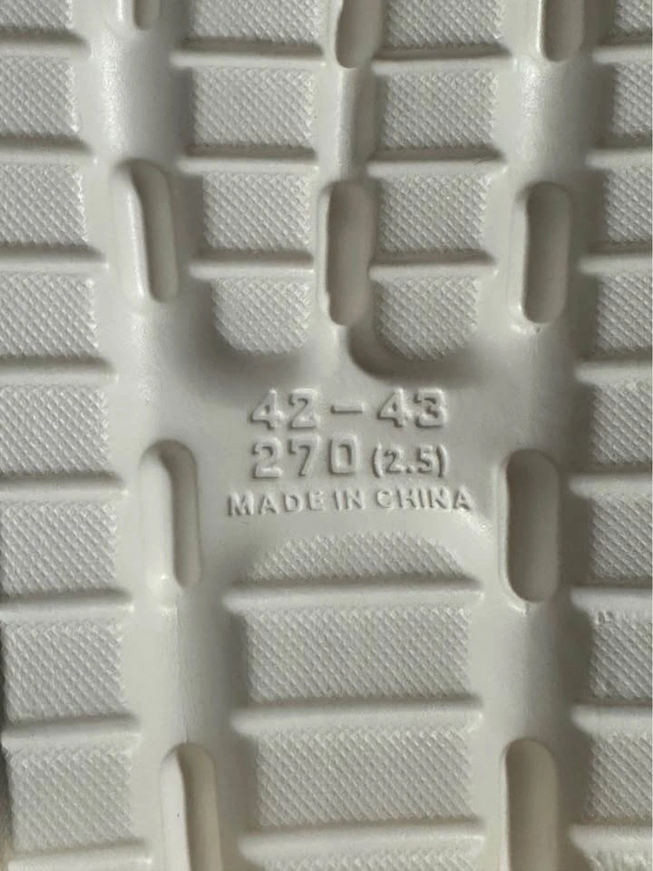 Reality White Slide Sandals — EU 42–43 / 270 mm — New - photo 2