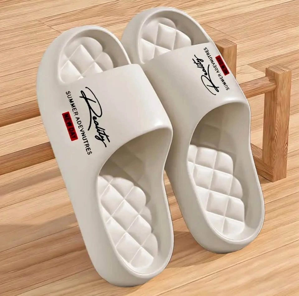 Reality Khaki Slide Sandals — Women’s US 8–9 / EU 38–39 — New
