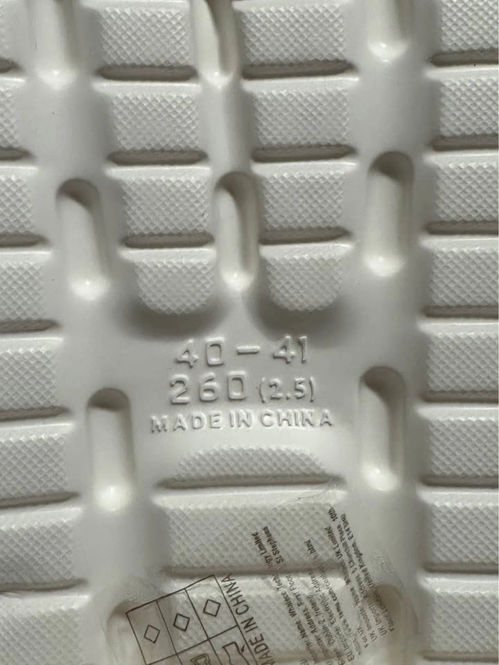 White Reality Slide Sandals — EU 40–41 / 260 — New - photo 2