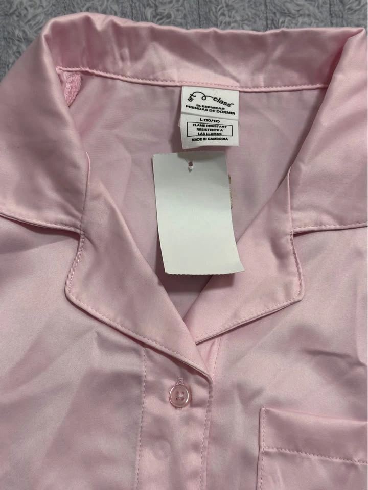 Art Class Girls’ Pink Satin Pajama Set — Size L (10/12) — NWT - photo 5