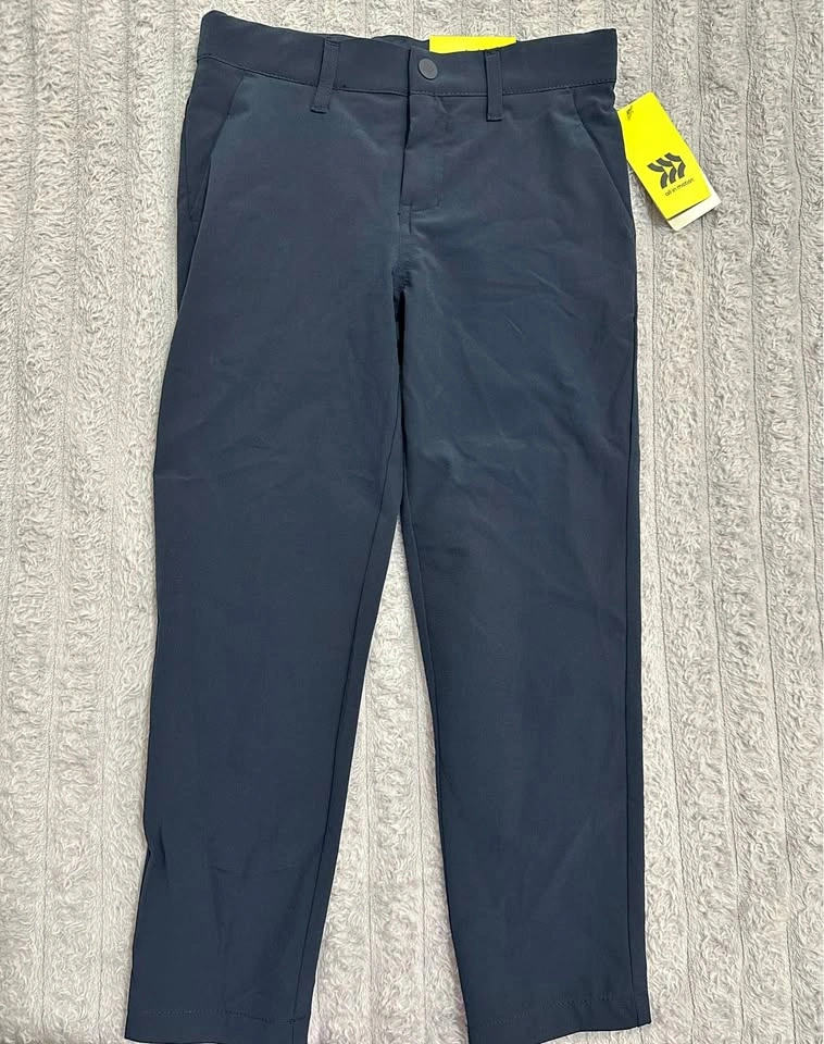 All in Motion Boys’ Uniform Pants — Navy Blue — Size 6 — New