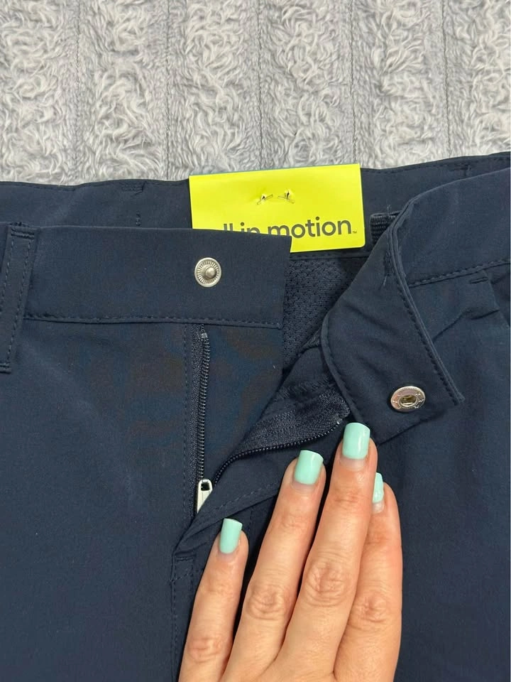 All in Motion Boys’ Uniform Pants — Navy Blue — Size 6 — New - photo 3