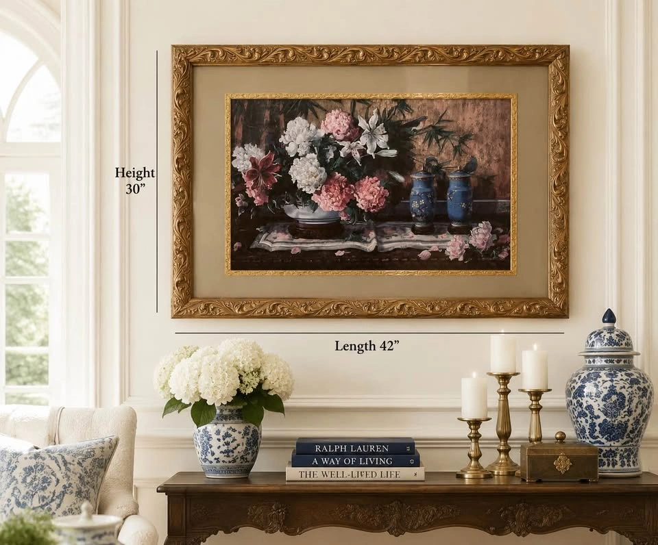 Print Vintage Still Life Floral - photo 2