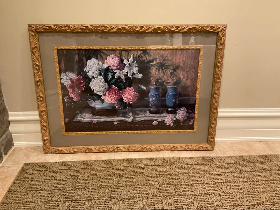 Print Vintage Still Life Floral - photo 3
