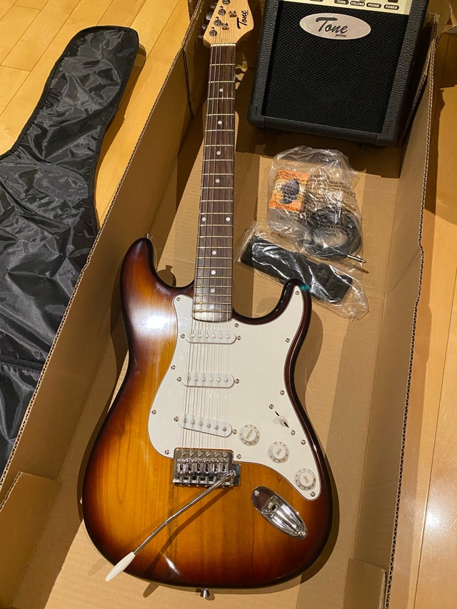 TONE Strat-Style Electric Guitar package - photo 2