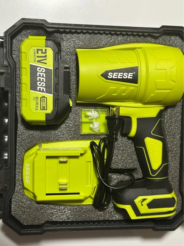 SEESE 21V Cordless Air Blower / Electric Air Duster Kit - photo 2