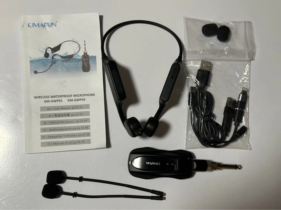 NEW Kimafun Wireless Waterproof Microphone System - photo 2