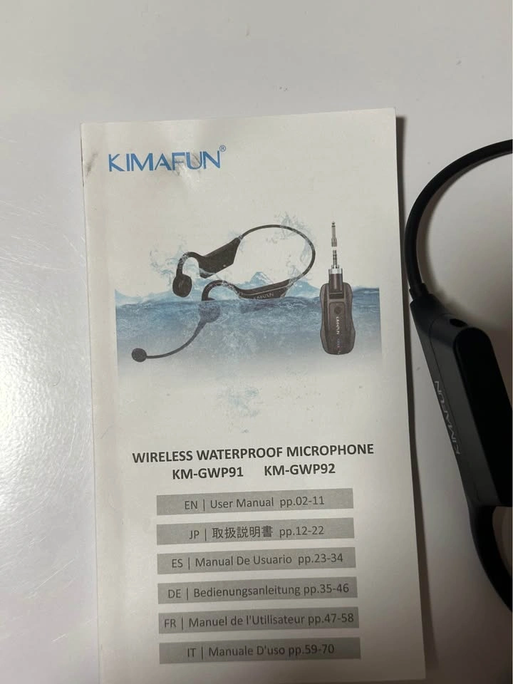 NEW Kimafun Wireless Waterproof Microphone System - photo 4