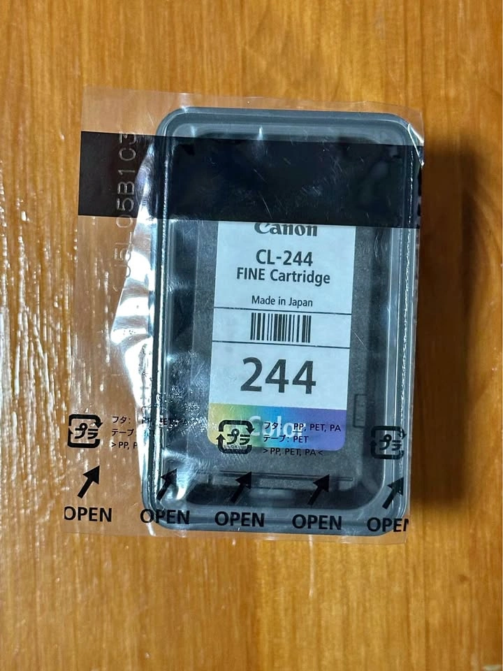 Genuine Canon CL-244 Color Ink Cartridge — New & Sealed